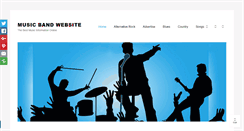 Desktop Screenshot of musicbandwebsite.com